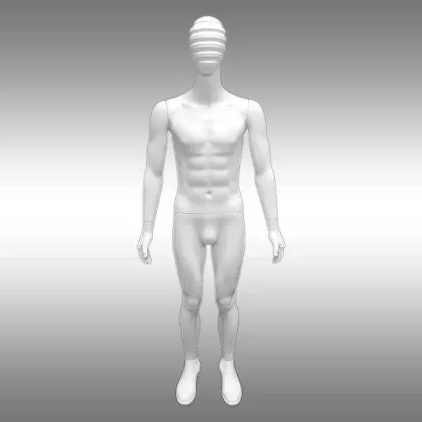 Çizgi Suratlı Erkek Boy Mankeni