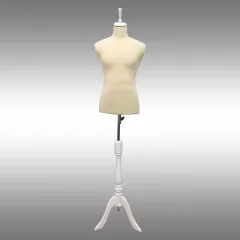 Plastik Erkek Terzi Mankeni Çatal Takım