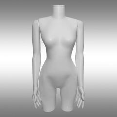 Bayan Paçalı Kollu Büst Mankeni