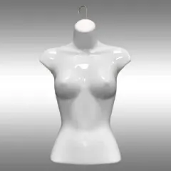 Bayan Yarım Enjeksiyon Büst Mankeni Kancalı