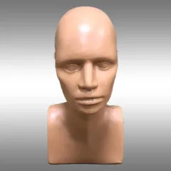 Bayan Büst Kafa Mankeni Ten Makyajsız