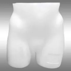 Plastik Bayan Şortluk Mankeni Düz Beyaz