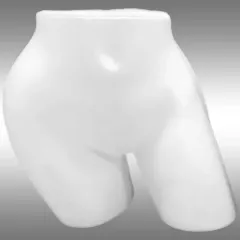 Plastik Bayan Şortluk Mankeni Yamuk Beyaz