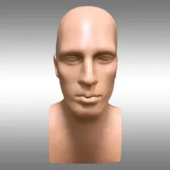 Erkek Büst Kafa Mankeni Ten Rengi