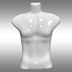 Erkek Enjeksiyon Büst Mankeni Kancalı