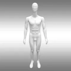 Çizgi Suratlı Erkek Boy Mankeni