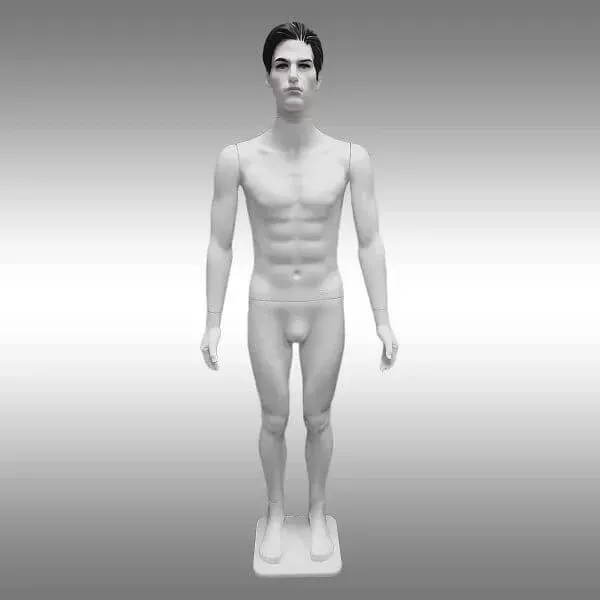 Makyajlı Erkek Boy Mankeni Tablalı